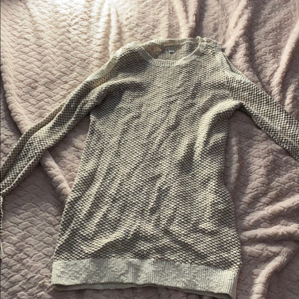 A sweater dress